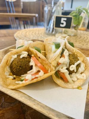 Falafel sandwich  at Full Lotus in Coron