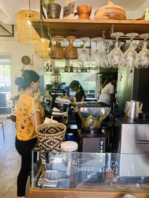 Preparation area  at Full Lotus in Coron