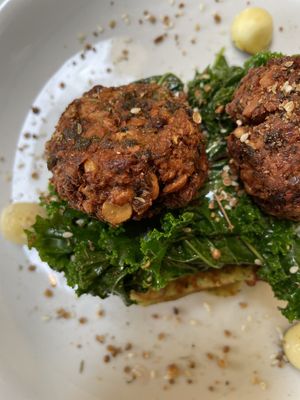 Courgette Fritter   at Y Garreg in Penrhyndeudraeth