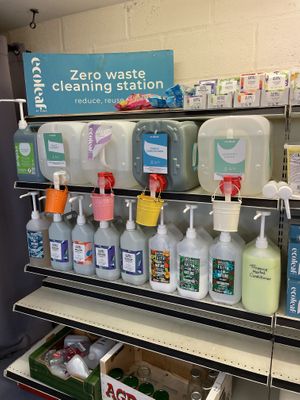 Eco vegan friendly toiletries and cleaning products   at Y Garreg in Penrhyndeudraeth