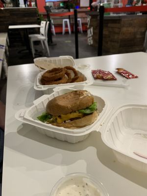 Daily Burger at Daily Veg in Wilmington