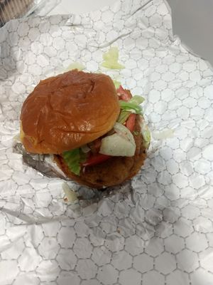 Daily Chick'n Sandwich at Daily Veg in Wilmington