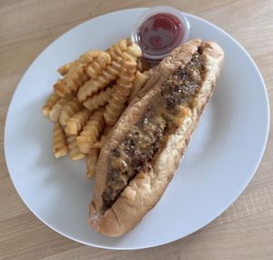 Impossible Cheese Steak  at Daily Veg in Wilmington