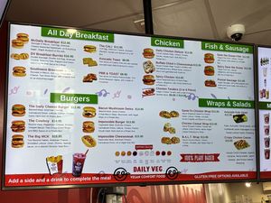 Food Menu  at Daily Veg in Wilmington