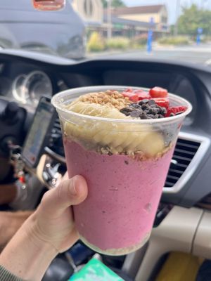 PB Lover Pitaya Bowl (32 oz)  at Daily Veg in Wilmington