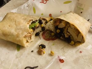 Sante Fe Chik’n Wrap  at Daily Veg in Wilmington