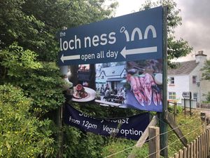 You can’t miss it!  at The Lewiston Loch Ness Inn in Drumnadrochit