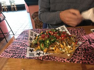 Vegan kapsalon!!!  at Vegan Junk Food Bar  - Rotterdam in Rotterdam