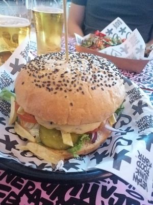 Burger at Vegan Junk Food Bar  - Rotterdam in Rotterdam