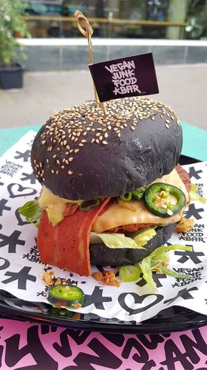 Royal smash burger at Vegan Junk Food Bar  - Rotterdam in Rotterdam