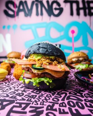 Royal Smash Burger at Vegan Junk Food Bar  - Rotterdam in Rotterdam