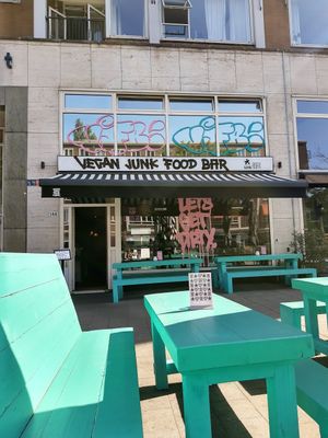 Outside at Vegan Junk Food Bar  - Rotterdam in Rotterdam