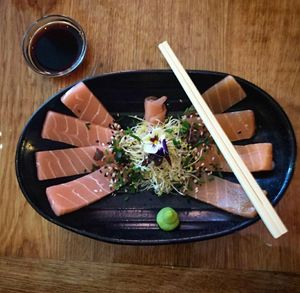 Vegan salmon at Vegan Junk Food Bar  - Rotterdam in Rotterdam