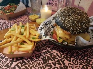 Notorius sumo burger at Vegan Junk Food Bar  - Rotterdam in Rotterdam