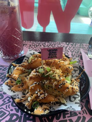 Shrimp at Vegan Junk Food Bar  - Rotterdam in Rotterdam