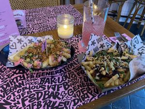 Calamari and fries at Vegan Junk Food Bar  - Rotterdam in Rotterdam