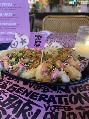 Calamari at Vegan Junk Food Bar  - Rotterdam in Rotterdam