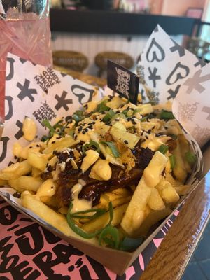 BBQ fries at Vegan Junk Food Bar  - Rotterdam in Rotterdam