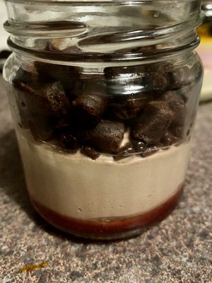 Chocozito dessert jar  at Vegan Junk Food Bar  - Rotterdam in Rotterdam