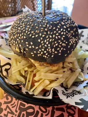 Mc Cruelty Free burger  at Vegan Junk Food Bar  - Rotterdam in Rotterdam