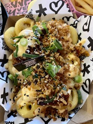 Loaded heppi ribs  at Vegan Junk Food Bar  - Rotterdam in Rotterdam