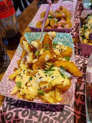 Flamboyant Shrimpz at Vegan Junk Food Bar  - Rotterdam in Rotterdam