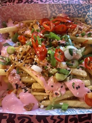 Truffle fries  at Vegan Junk Food Bar  - Rotterdam in Rotterdam