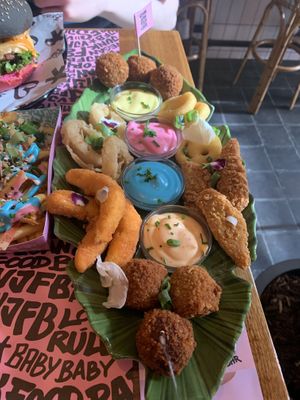 Sumo platter  at Vegan Junk Food Bar  - Rotterdam in Rotterdam