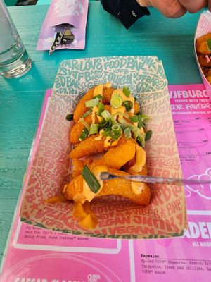 Flamboyant shrimpz at Vegan Junk Food Bar  - Rotterdam in Rotterdam