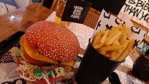 Daddy burger at Vegan Junk Food Bar  - Rotterdam in Rotterdam