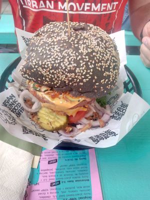 Sumo burger at Vegan Junk Food Bar  - Rotterdam in Rotterdam