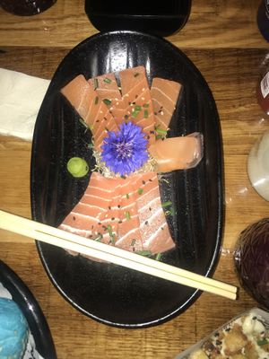 Fresh Sashimi  at Vegan Junk Food Bar  - Rotterdam in Rotterdam