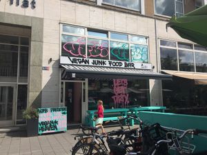 Outside at Vegan Junk Food Bar  - Rotterdam in Rotterdam
