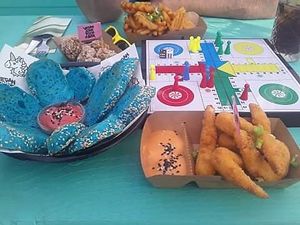 Prepare for strange, fun food! at Vegan Junk Food Bar  - Rotterdam in Rotterdam