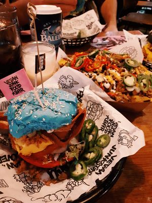 Daddy Mc Chik'n & Shawarma Fries at Vegan Junk Food Bar  - Rotterdam in Rotterdam