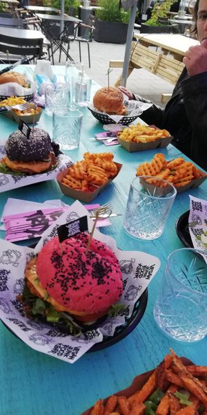 Burgers at Vegan Junk Food Bar  - Rotterdam in Rotterdam