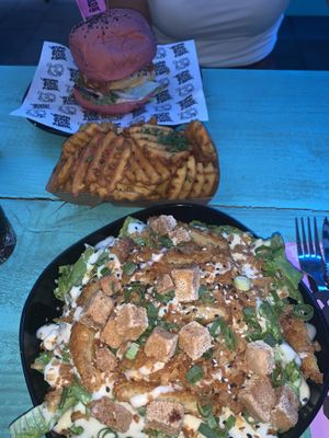 Chik‘n Caesar Salat at Vegan Junk Food Bar  - Rotterdam in Rotterdam