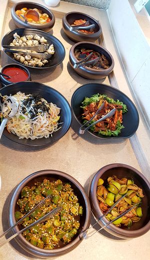 Buffet, Korean salad bar at HanCook - 한쿡 in Seoul
