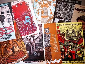 Firestorm stocks the People's History poster series from the justseeds Artists' Cooperative! Affordable socal movement prints for the blank spaces on your walls and in your schooling.  at Firestorm Books & Coffee in Asheville