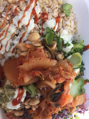 kimchi at The Greenery in Cardiff