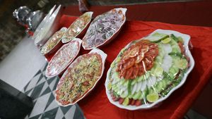 Salad at Pahalwan's in Bari Brahmana