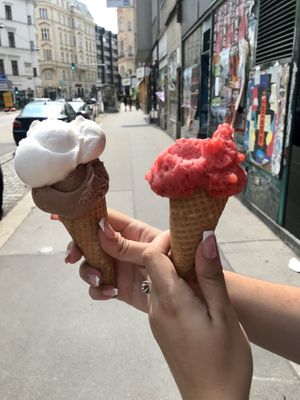 Vegan ice-cream at Veganista Ice Cream VIII in Vienna