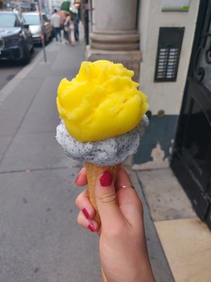 Just orange und Mohn at Veganista Ice Cream VIII in Vienna