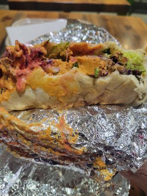 Falafel in a blanket at Mezeh in Oxon Hill