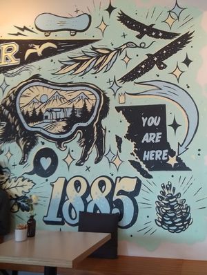  at Dose Coffee in Revelstoke