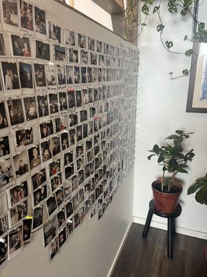 Photo wall #Veganuary at Dose Coffee in Revelstoke