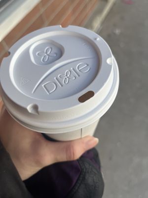 Large (12oz) Flat white with oat milk  #Veganuary at Dose Coffee in Revelstoke