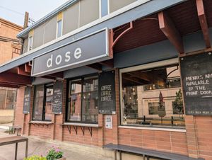  at Dose Coffee in Revelstoke