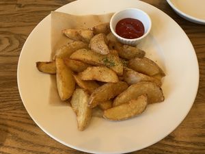 Potato fries at Shiretoko Serai in Rausu