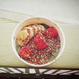 Green machine bowl at Juicylab in Bocas Del Toro